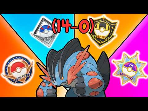 Mega Swampert Got Me Pokeball to Masterball UNDEFEATED (14 Winstreak)