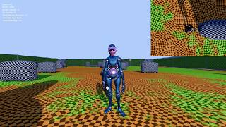 ai player, ai enemy system test, navigation on random points and simple obstacle avoidance #godot