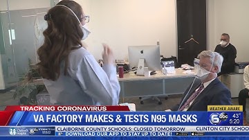 Take a look inside a factory making N95 masks
