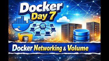 Docker Day 7|Docker Networking & Volumes Explained in Hindi Docker Networks & Volumes Full Tutorial