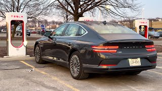 What To Expect When Using Tesla Supercharger On Genesis G80 Electrified