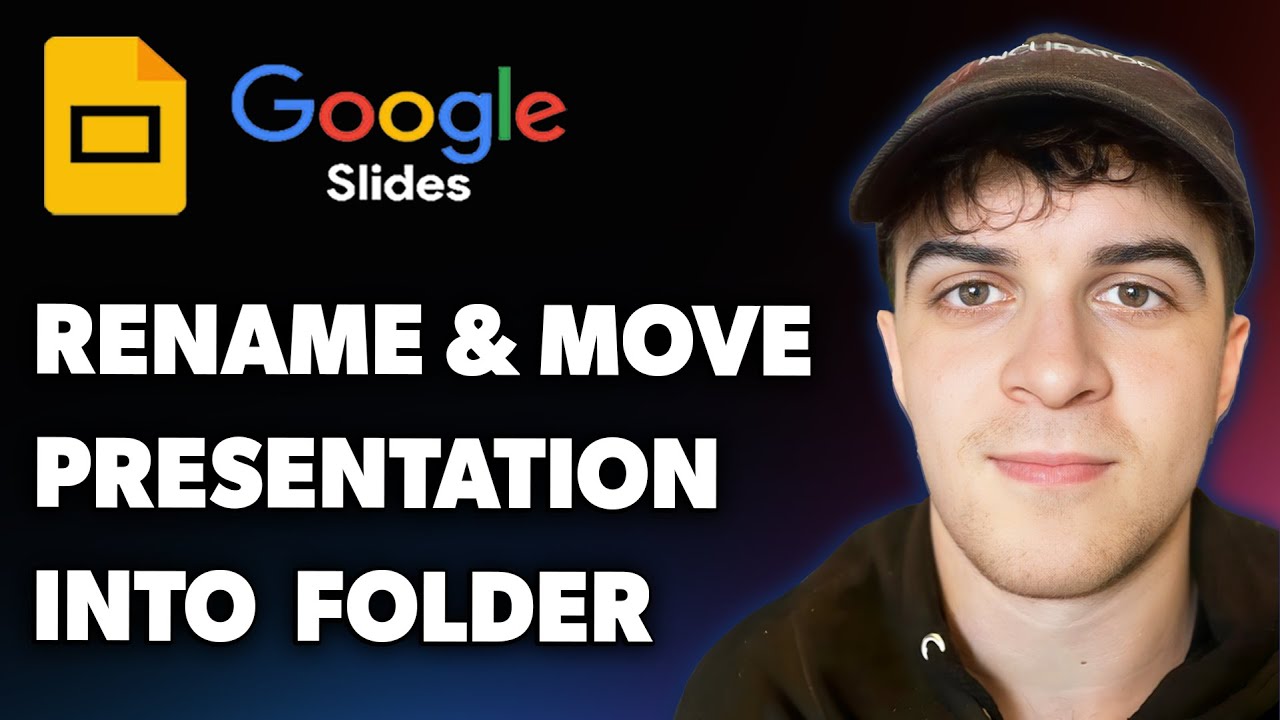How to Rename and Move a Google Slides Presentation into a Folder (Full ...