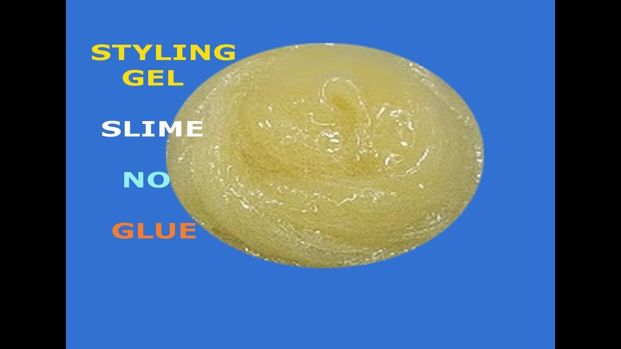 How To Make Slime With Hair Gel Without Glue !! No Borax, Contact Lens