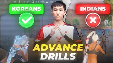 Advance KOREAN Drills To Improve Your Close Range 🔥 | International Drills To Improve Aim Accuracy 🤫