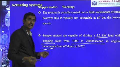 Mechatronics -Unit 3: Class 2- JNTUK-Actuating Systems-DC-AC Motor-Stepper Motor-Servo Motor-Working