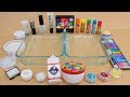 Milk vs Rainbow Cereal Mixing Makeup Eyeshadow Into Slime Special Series 186 Satisfying Slime Video