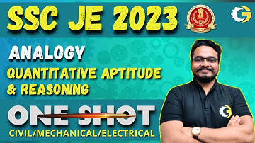 SSC JE 2023 | One Shot Analogy | Aptitude and Reasoning | Atul Sir | GB Lions