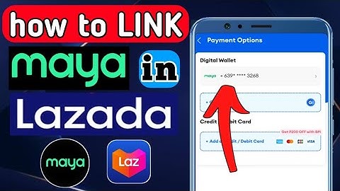 HOW TO LINK MAYA IN LAZADA | CONNECT MAYA IN LAZADA