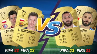 LEWANDOWSKI VS BENZEMA⚽ FIFA 22 - FIFA 23 👍