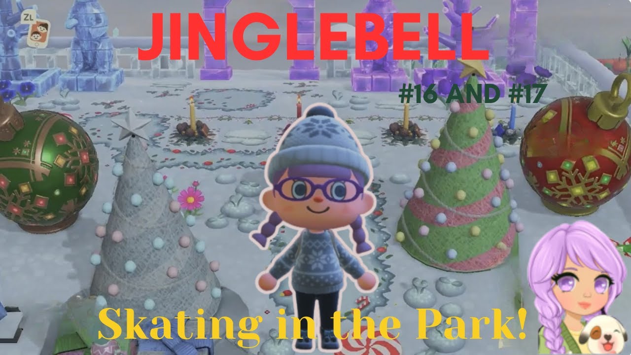 I Made a 20-Acre Christmas Island in 24 Days!-#16 and #17 Skating in the Park!