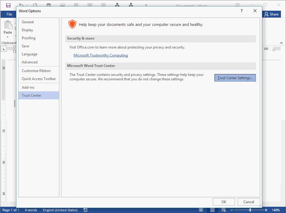 enable content in protected view microsoft word