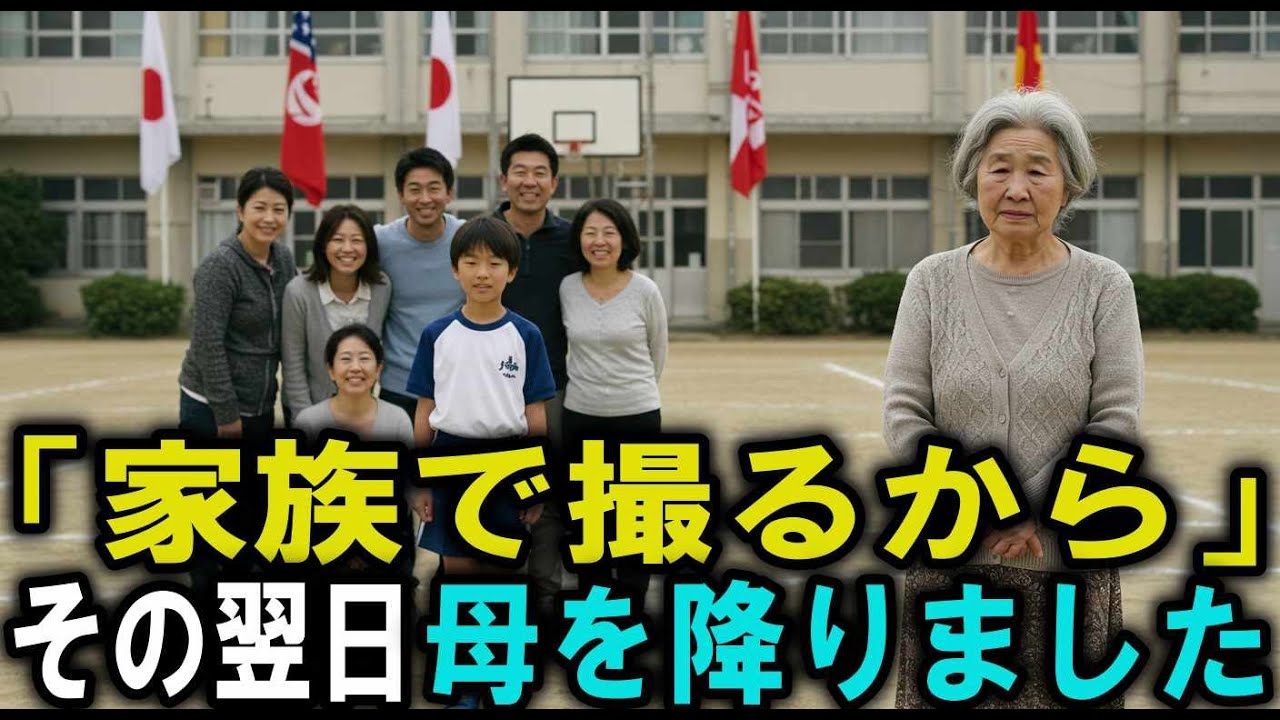 「母さんは写真に入らないで」──孫の運動会で外され、私は“家族”をやめました