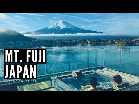 The best view of Mount Fuji + Outdoor bath - The best hotel in Kawaguchiko - Japan 富士山が見えるホテル【河口湖】