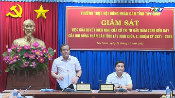 Thường trực HĐND tỉnh giám sát việc giải quyết kiến nghị cử tri