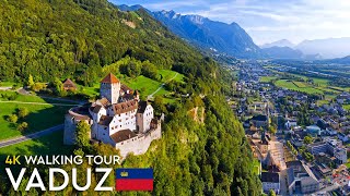 Vaduz, Liechtenstein - 4K Walking Tour - With Surrounding Sound [4k Ultra-HD 60fps]