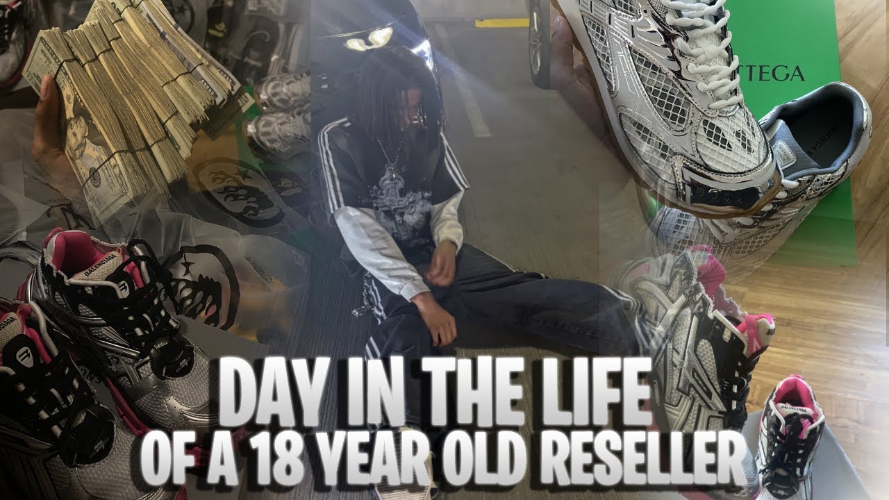 DAY IN THE LIFE OF A 18 YEAR OLD RESELLER ( I MADE $10K IN MY BIRTHDAY MONTH)