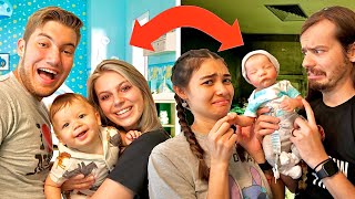 Baby Swap with My Sister for 24 hrs!!