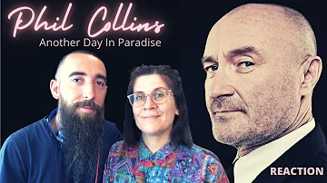 Phil Collins - Another Day In Paradise (REACTION) with my wife