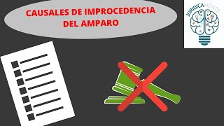 CAUSALES DE IMPROCEDENCIA DEL AMPARO