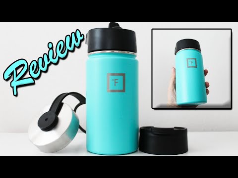 Iron Flask 18oz Water Bottle - 3 lids - Review & Test 