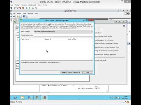 What is Cluster Aware Updating in Windows Server 2012?