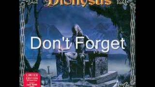 Dionysus - Don't Forget chords