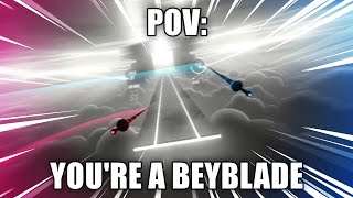 POV: You&#39;ve Turned Into A Beyblade | Beat Saber #Shorts