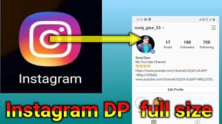 #instagram #instagram_dp                     How To Veiw and Download Instagram Profile in full size screenshot 5