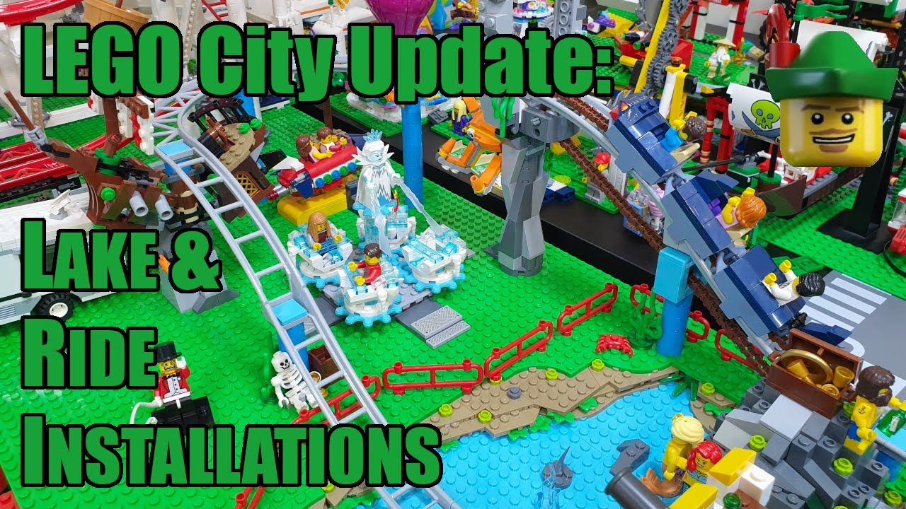 LEGO Fairground - Lake & Ride Installations 🎢🎡🎠🏹