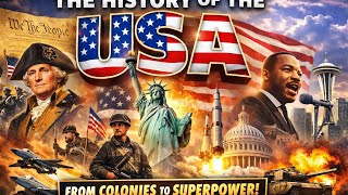 “The Complete History of the USA in 5 Minutes 🇺🇸 | From Colonies to Superpower”