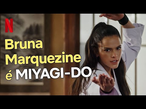 Bruna Marquezine é #TeamMiyagiDo | Cobra Kai | Netflix Brasil