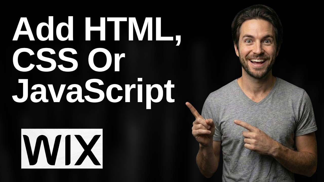 How To Add HTML, CSS Or JavaScript To Wix (2026 Easy Guide) - YouTube