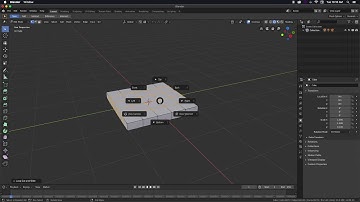 Blender 2.8 side table modeling