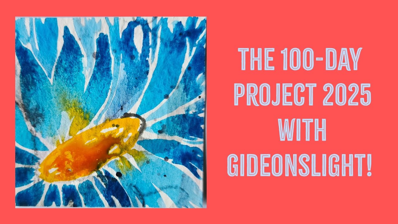 Day 59 of my 100-day art project challenge! - YouTube