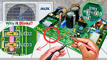 AUX Mini Split AC Outdoor Circuit LED 3 Fault Fix & More.. F1,F7,E5