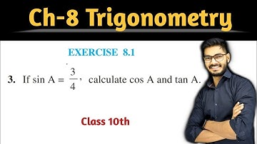 Class - 10 Ex - 8.1 Q3 Maths (Trigonometry) NCERT CBSE | By Rajeev Kumar