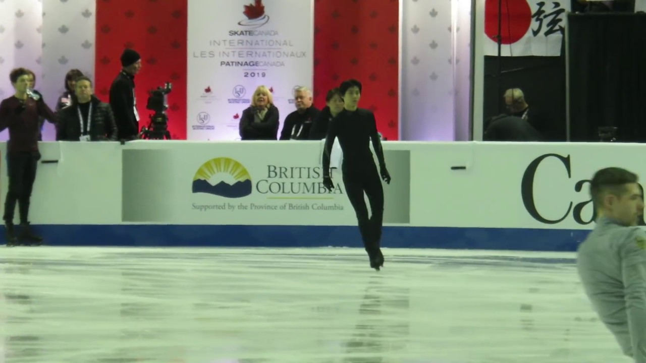 20191024 SCI - Men's Morning Practice - Yuzuru Hanyu Focus