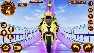 🏍️🚀 99% Ultimate Mega Ramp Bike Stunt - Crazy High-Speed Challenge 3D - Android Gameplay screenshot 2