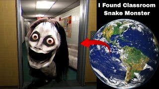 I Found Classroom Snake Monster🤯😱 on Google maps and Google#Earth#video🔍🌍