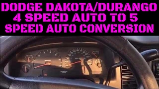 Dodge Dakota/Durango/Ram 4 To 5 Speed Automatic Upgrade/Conversion (2001-2002)