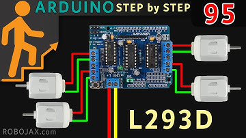 Lesson 95: Using L293D 4 DC Motors Shield for Arduino UNO and Mega  - RJT459