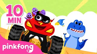 Melhores Canções de Caminhão Monstro | +Compilação | Pinkfong Canções para Crianças