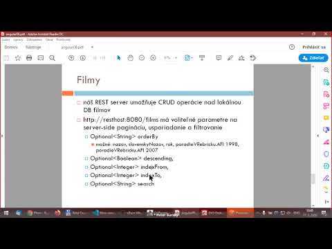 Náhľad videa: Moderné webové technológie 11 - Angular - server-side paginácia, filtrovanie a sort