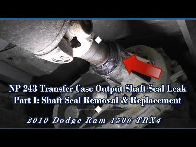 SKF Rear Transfer Case Output Shaft Seal for 1994-2002 Dodge Ram 3500 ii