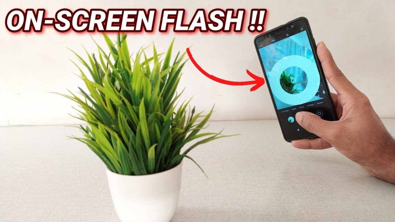 How to use your Screen as a Front Facing Flash Camera || Ring light Alternative || TechInc || 2022 |