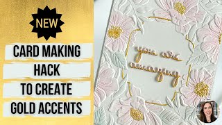 Create fantastic metallic blends and accents on your cards with our gilding  wax tutorial - Gathered