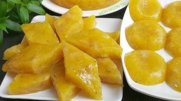 BÁNH CHUỐI HẤP trong dai giòn từ bột báng vừa ngon vừa lạ miệng để nguội không bị cứng