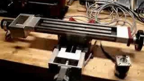 Sieg X2 mini mill CNC test X Y