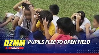 Thumbnail for School bell rings as grade school pupils flee during Maasin quake