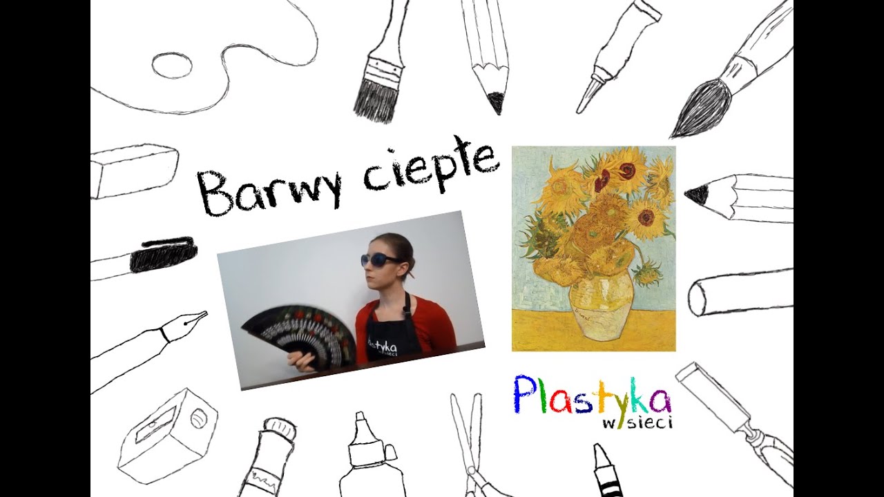 Plastyka w sieci - lekcja plastyki: Barwy ciepłe - YouTube
